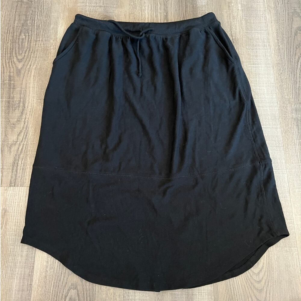 Chaser Knit Jersey Black Stretchy Skirt